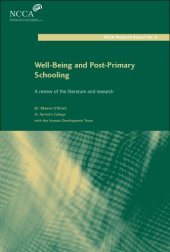 book Well-Being and Post-Primary Schooling: A Review of the Literature and Research