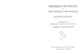 book Sidereus nuncius, or, The Sidereal messenger