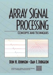 book Array Signal Processing: Concepts and Techniques