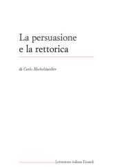 book La persuasione e la rettorica