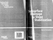 book Subsurface drainage for slope stabilization