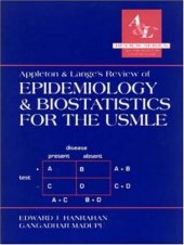 book Appleton and Lange's Review of Epidemiology and Biostatistics for the USMLE