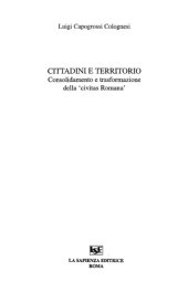 book Cittadini e territorio: consolidamento e trasformazione della 'civitas romana'