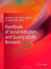 book Handbook of Social Indicators and Quality of Life Research