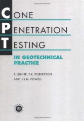 book Cone penetration testing in geotechnical practice