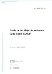 book Guide to the major amendments in BS 5950-1:2000 (SCI publication)