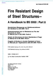 book Fire resistant design of steel structures: a handbook to BS 5950