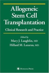 book Allogeneic Stem Cell Transplantation (1st Edition)