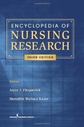 book Encyclopedia of Nursing Research: Third Edition