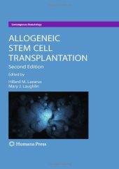 book Allogeneic Stem Cell Transplantation