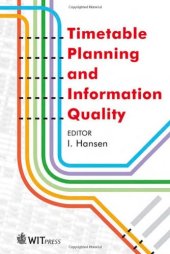 book Timetable Planning and Information Quality