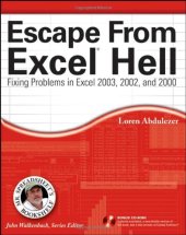 book Escape from Excel hell: fixing problems in Excel 2003, 2002, and 2000