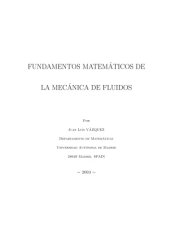 book Fundamentos Matemáticos de la Mecánica de Fluidos