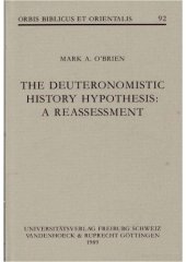 book The deuteronomistic history hypothesis: a reassessment