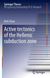 book Active tectonics of the Hellenic subduction zone