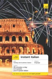 book Teach Yourself Instant Italian (with Audio)