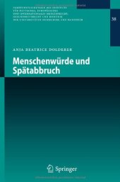 book Menschenwürde und Spätabbruch