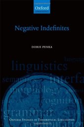 book Negative Indefinites