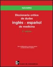 book Diccionario crítico de dudas inglés-español de medicina