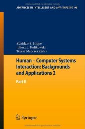 book Human – Computer Systems Interaction: Backgrounds and Applications 2: Part 2