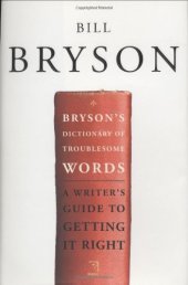 book Bryson's dictionary of troublesome words