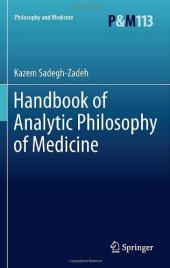 book Handbook of Analytic Philosophy of Medicine