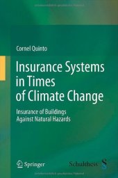 book Insurance Systems in Times of Climate Change: Insurance of Buildings Against Natural Hazards