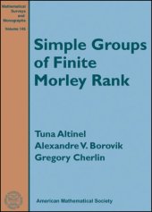 book Simple groups of finite Morley rank