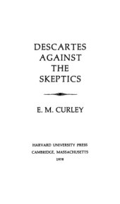 book Descartes against the skeptics