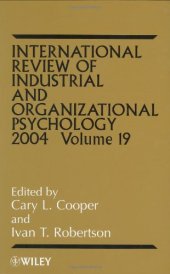 book International Review of Industrial and Organizational Psychology, 2004 (Volume 19)