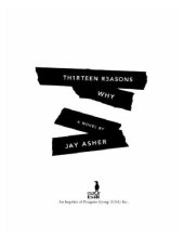 book Thirteen Reasons Why