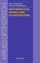 book Mathematical Modelling of Biosystems