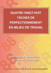 book Quatre-Vingt-Huit Tâches de Perfectionnement en Milieu de Travail