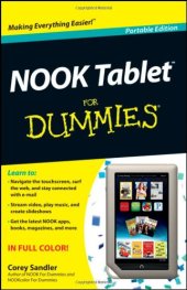 book NOOK Tablet For Dummies, Portable Edition