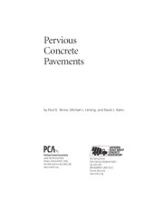 book Pervious concrete pavements