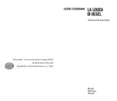 book La Logica di Hegel