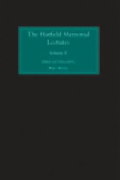 book Hatfield memorial lectures, Volume 2