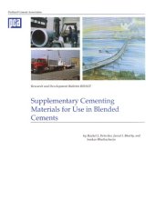 book Supplementary cementing materials for use in blended cements