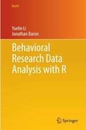 book Behavioral Research Data Analysis with R