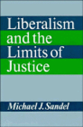 book Liberalism and the limits of justice