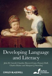 book Developing Language and Literacy: Effective Intervention in the Early Years