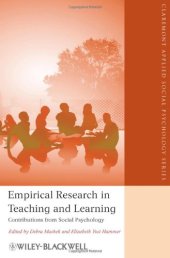 book Empirical Research in Teaching and Learning: Contributions from Social Psychology (Blackwell Claremont Applied Social Psychology Series)