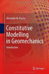 book Constitutive Modelling in Geomechanics: Introduction