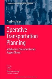 book Operative Transportation Planning: Solutions in Consumer Goods Supply Chains