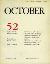 book October journal No.52 Spring (1990)