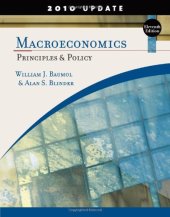 book Macroeconomics: Principles and Policy, 11th, 2010 update Edition