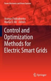 book Control and Optimization Methods for Electric Smart Grids