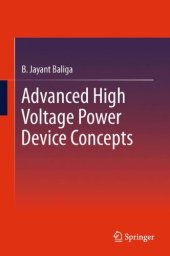 book Advanced High Voltage Power Device Concepts