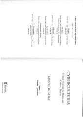 book Cybercultures: Critical Concepts in Media and Cultural Studies Vol 1