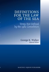 book Definitions for the Law of the Sea